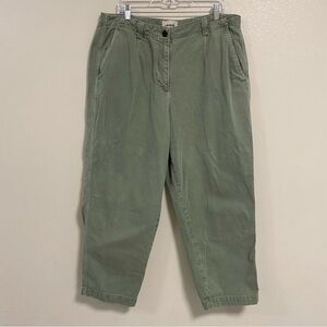 Boden Jeans Women’s Size 14R Sage Green Barrel Style pants